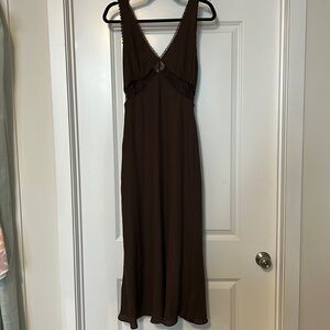 Brown dress size small from target